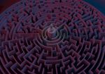 C4D迷宫海报