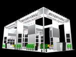 3d展览设计 展台设计 简洁