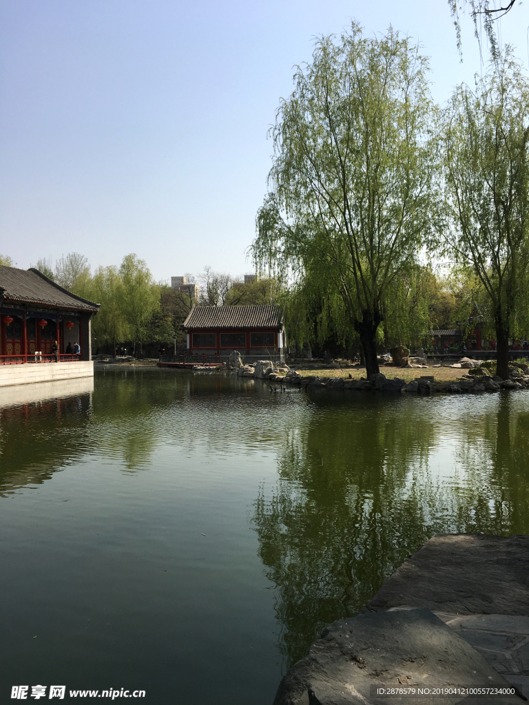 湖泊 风景   古建筑