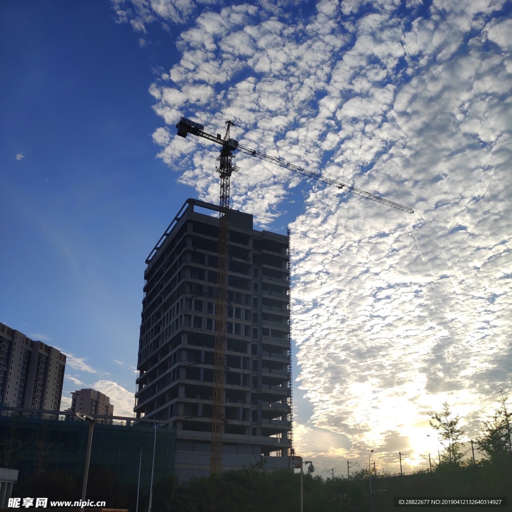 建设中的写字楼