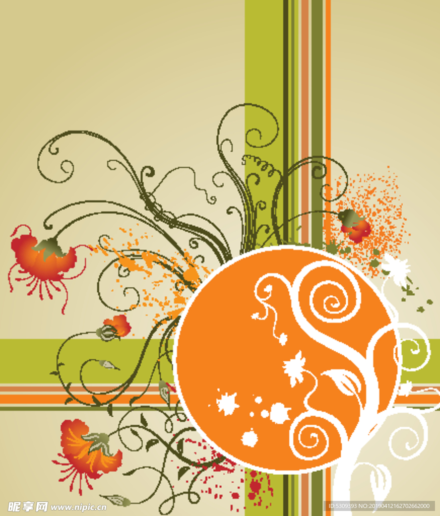 欧美花纹