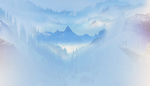 中国风山水画海报banner背