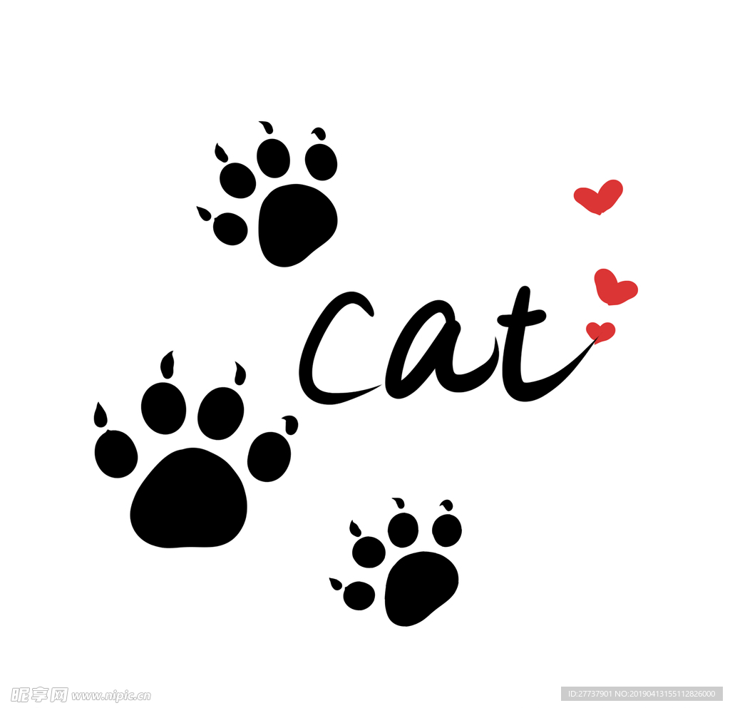 猫爪印
