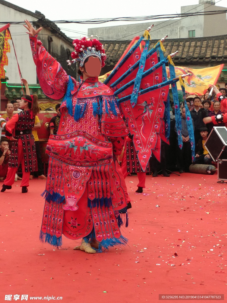 海南海口冼太夫人公祭傩戏舞蹈