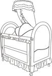 童床线条图