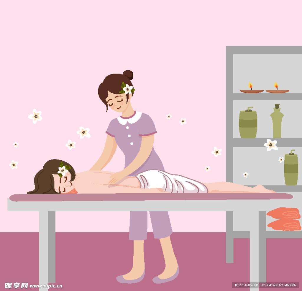按摩素材