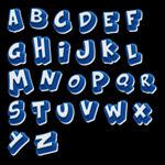 立体字母