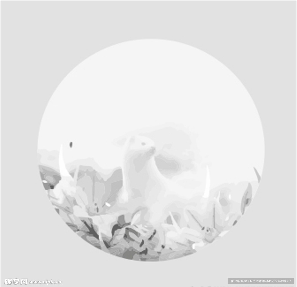 中国风水墨山水画