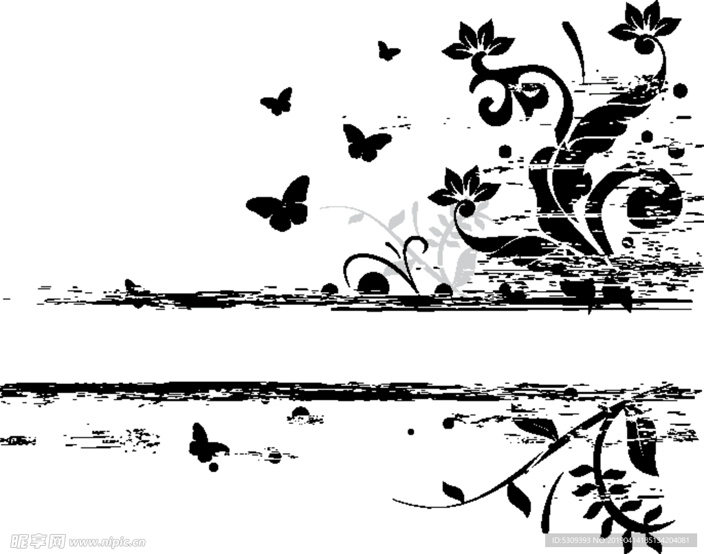 欧美花纹