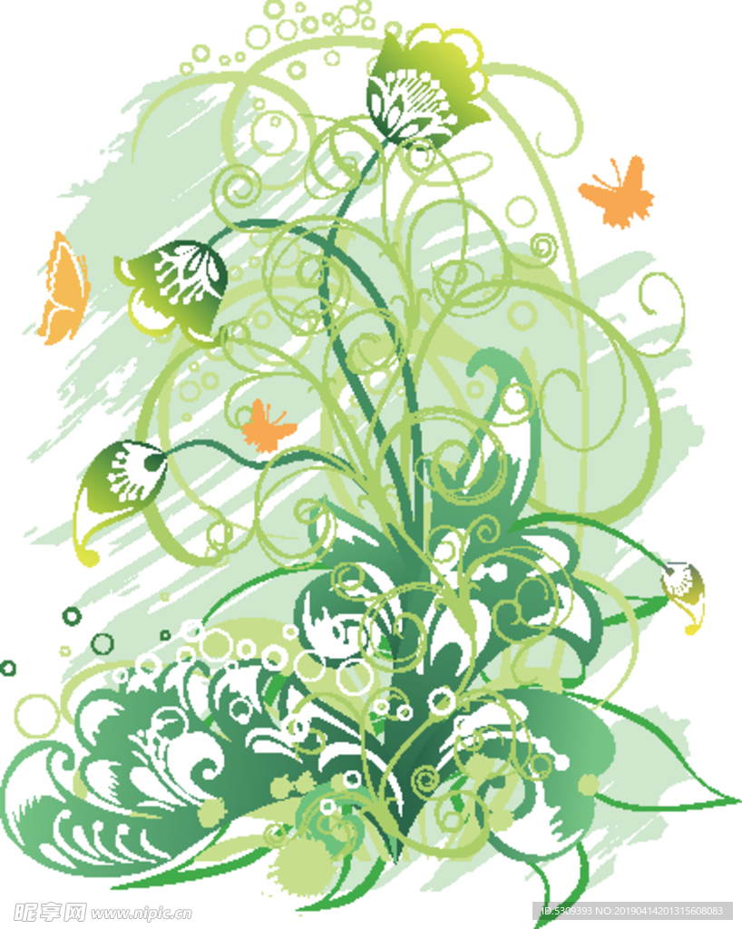 欧美花纹