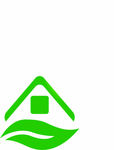 绿色 叶子 房子  logo