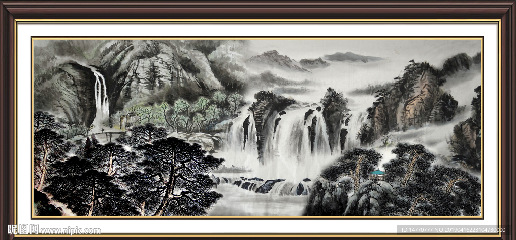 国画山水画