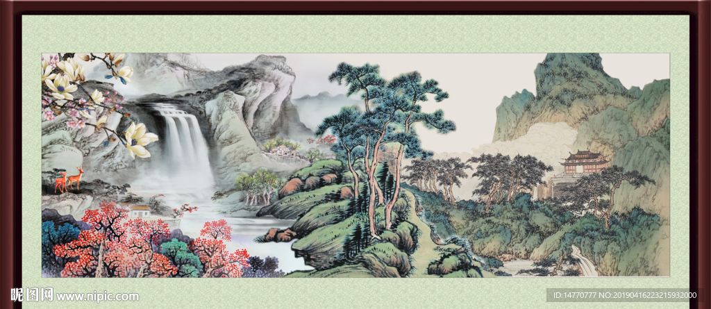 国画山水画