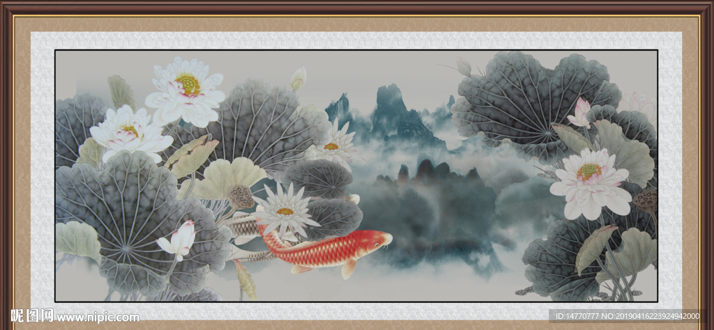 荷花图