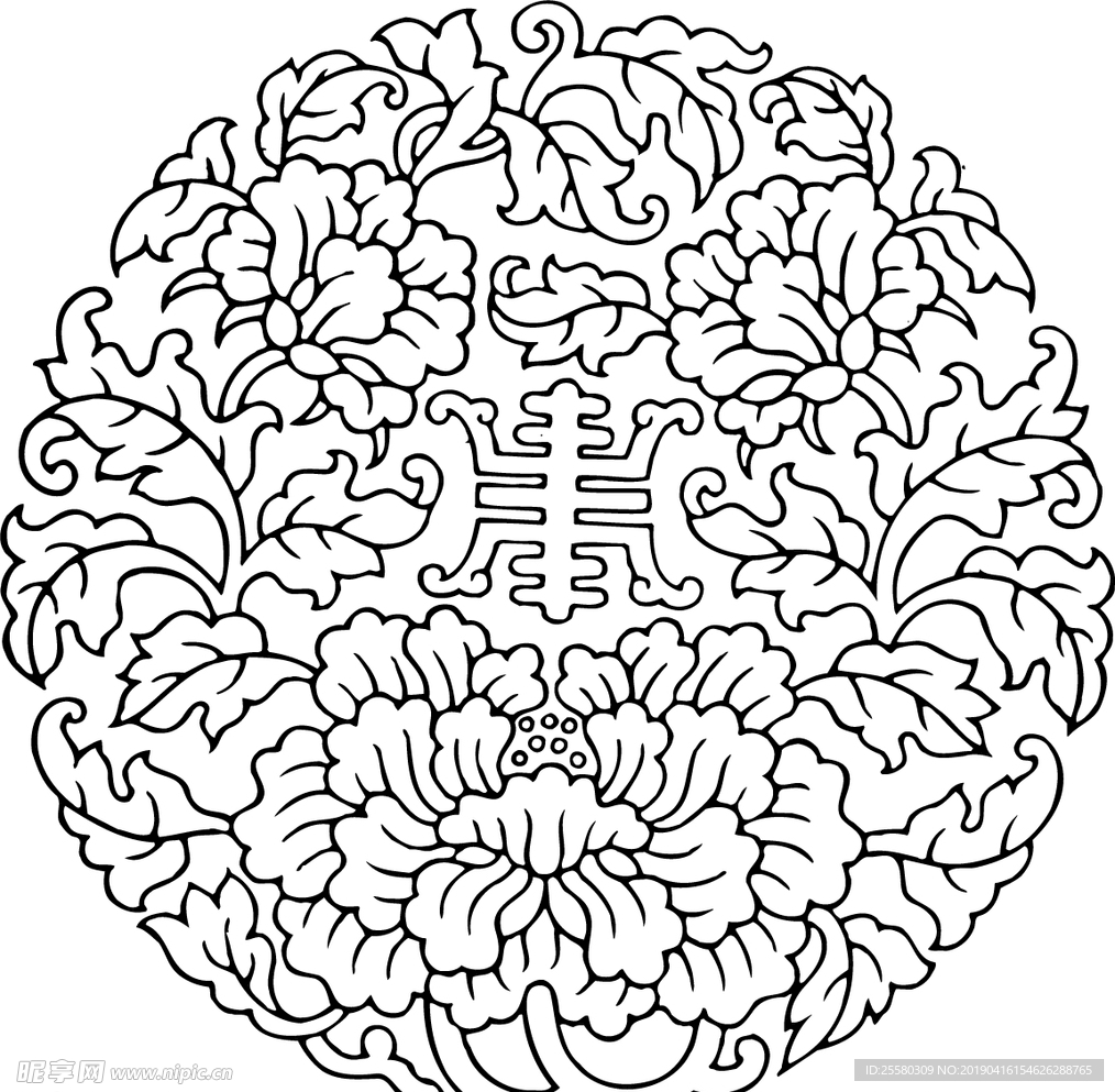 青花纹
