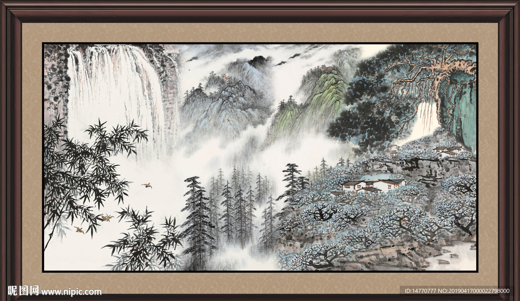国画山水画