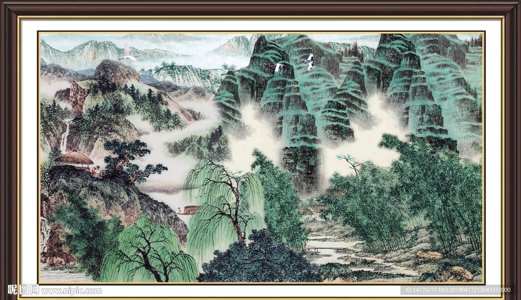 国画山水画
