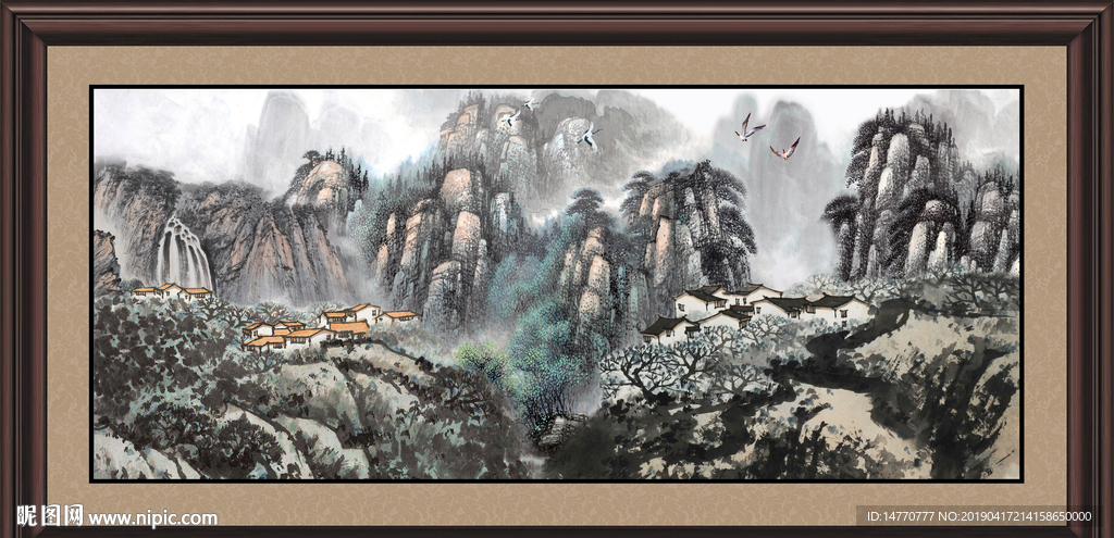 国画山水画