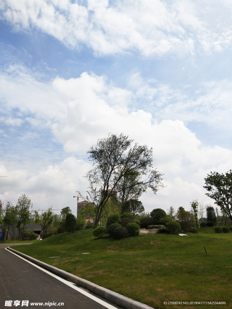 资阳 蓝天 白云 自然风景