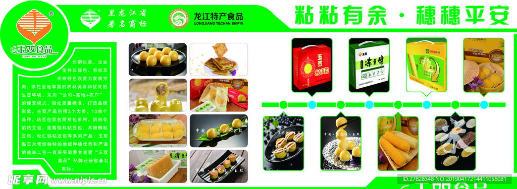 食品展板