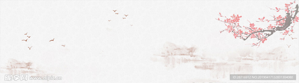 中国风山水画