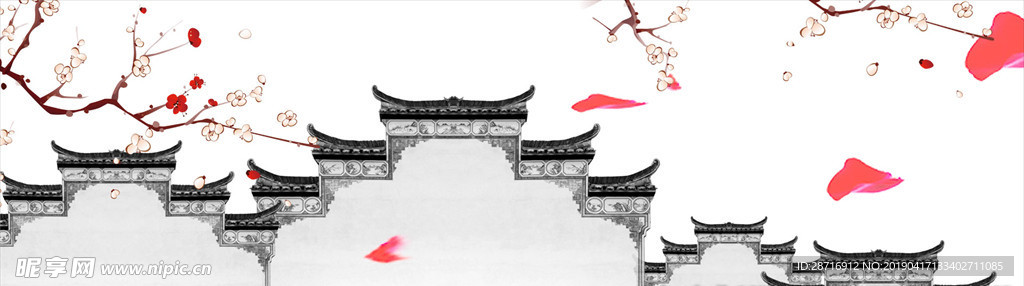 中国风山水画
