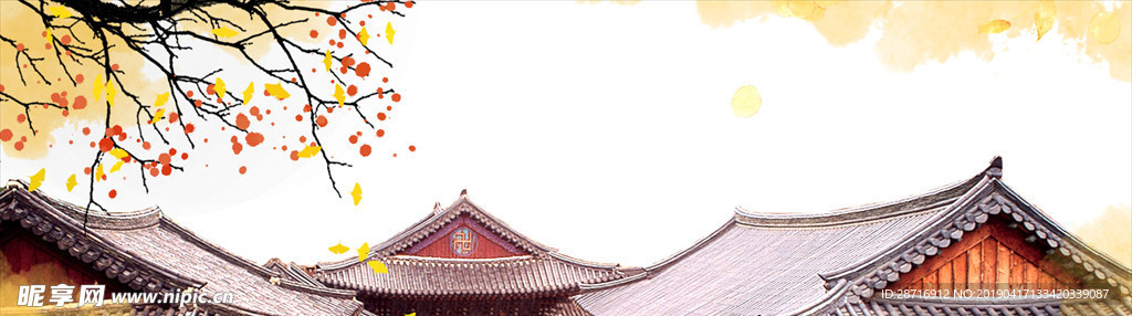 中国风山水画