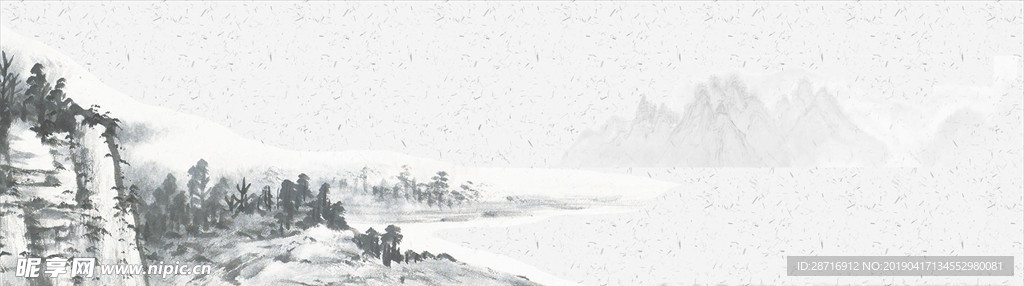 中国风山水画