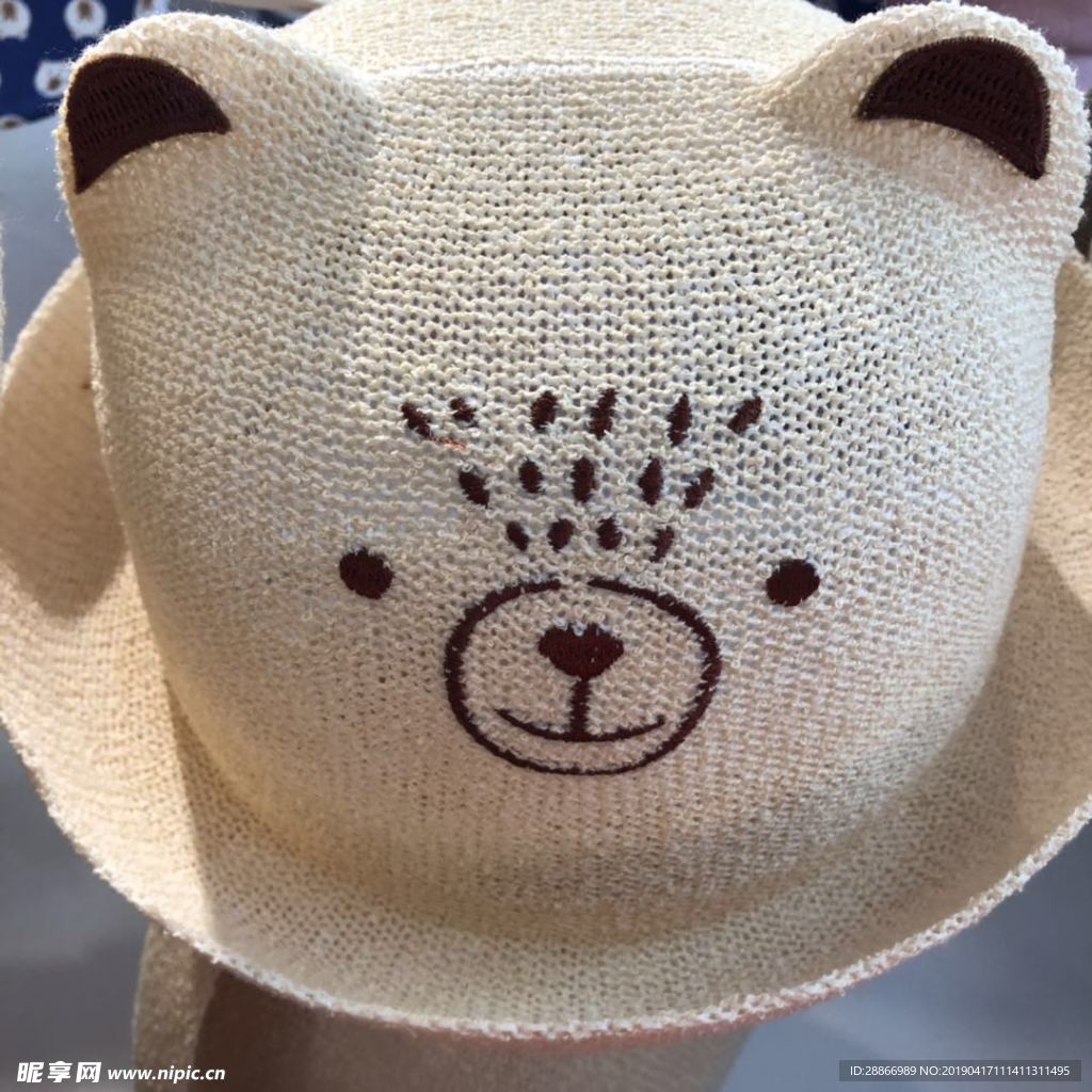 儿童小熊帽子