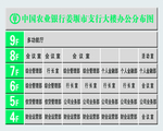 农行办公大楼分布图