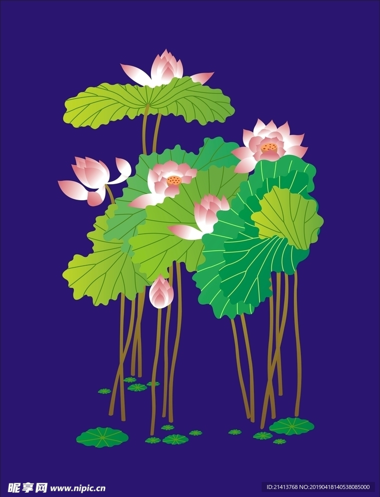 手绘花卉素材