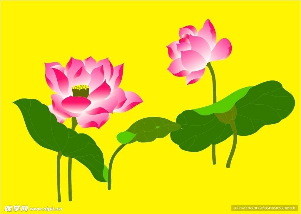 手绘花卉素材