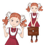 卡通女孩