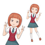 卡通女孩