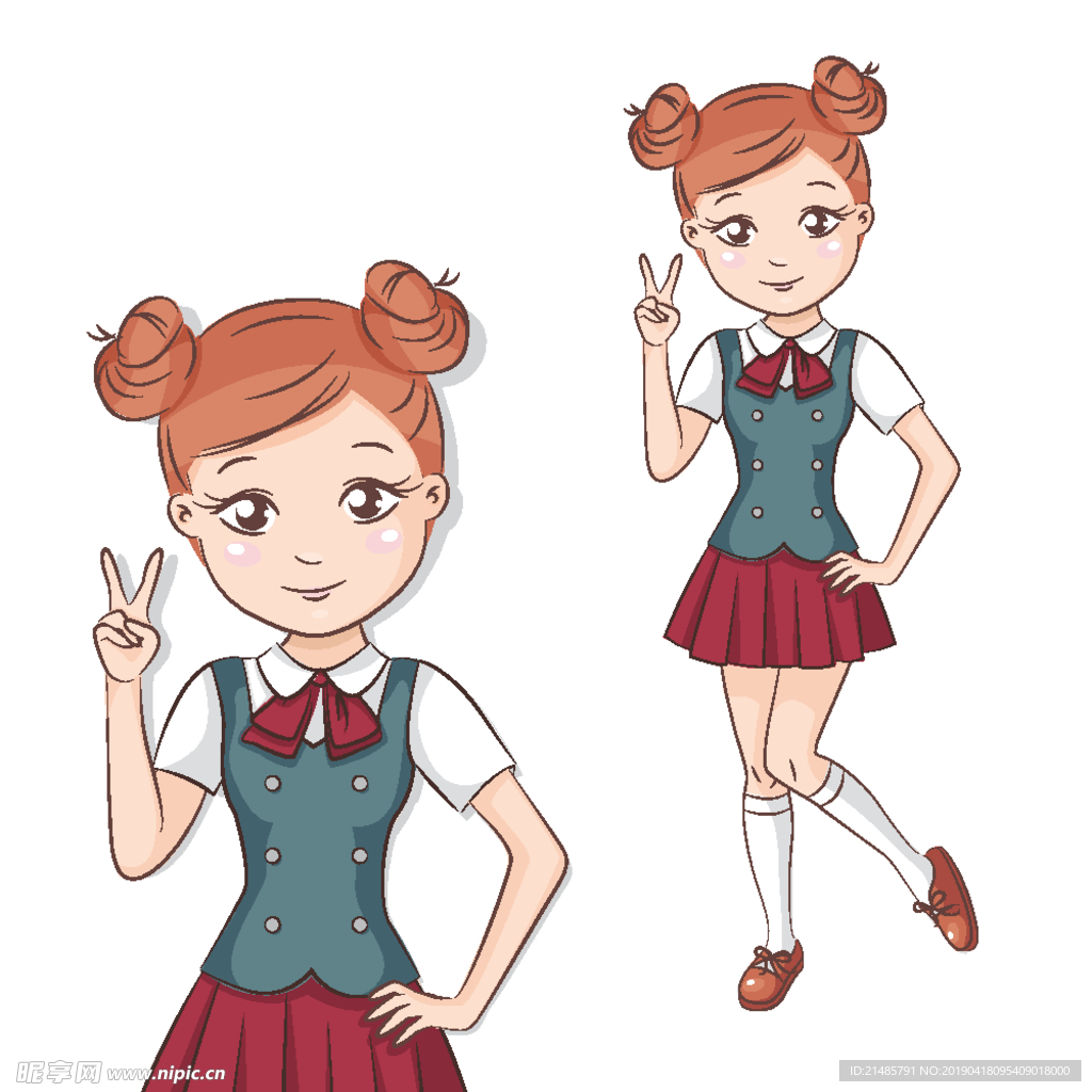 卡通女孩
