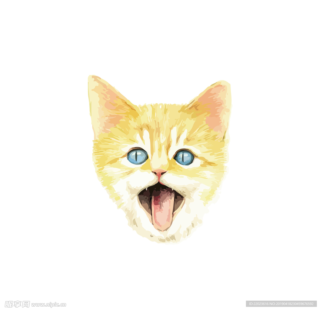 猫手绘