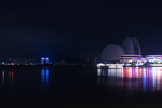 珠海 日月贝 夜景 城市 海边