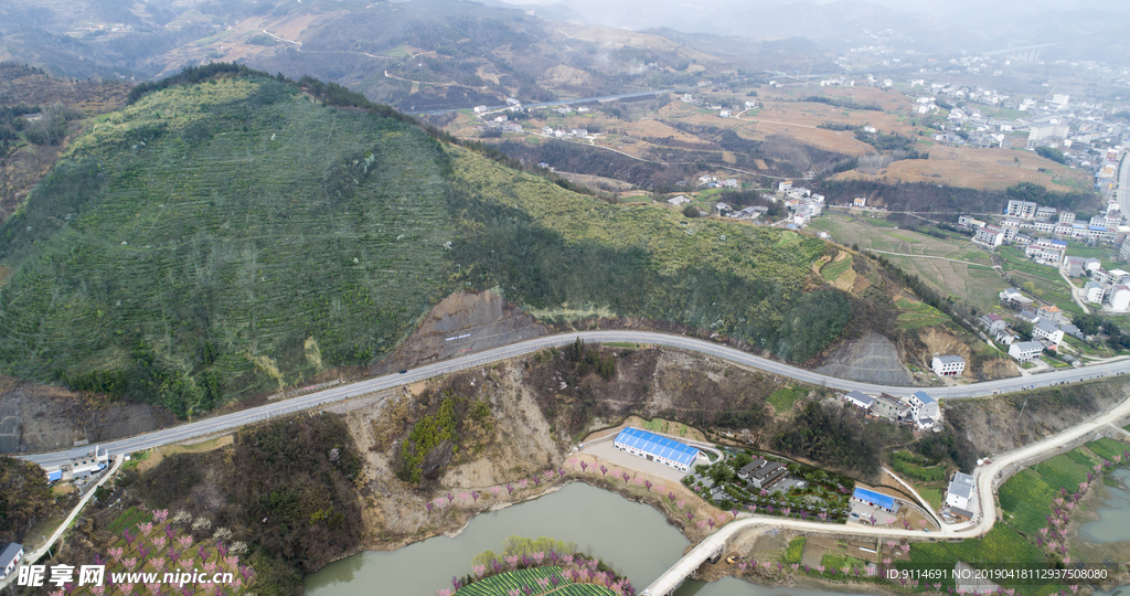 县河茶场全景