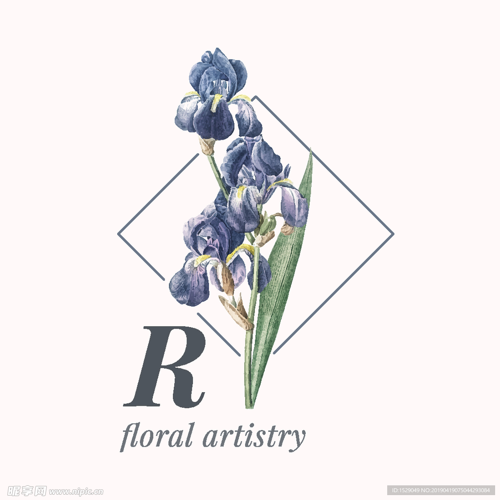 手绘花朵