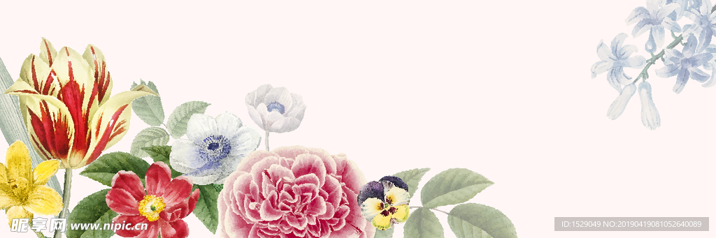 花卉边框
