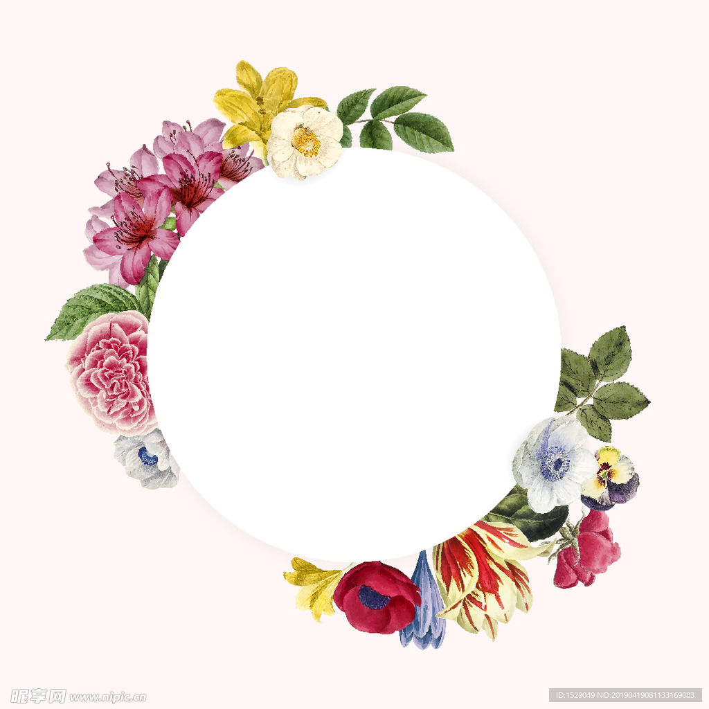 花卉边框
