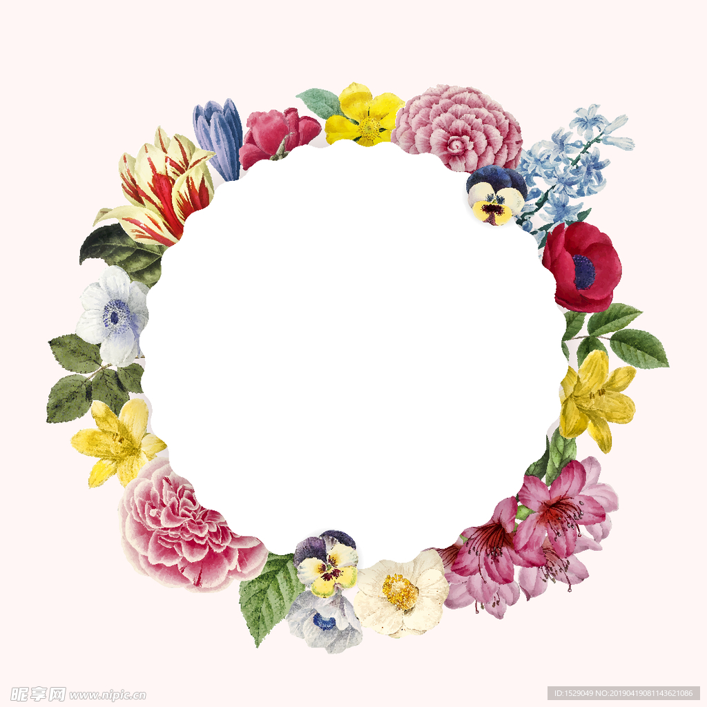 花卉边框