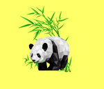 熊猫吃竹子