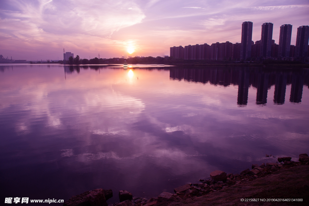 湖景