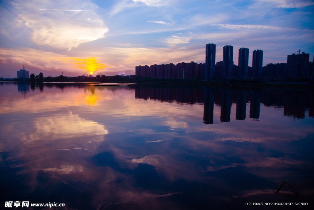 湖景