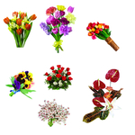 鲜花花饰与花束