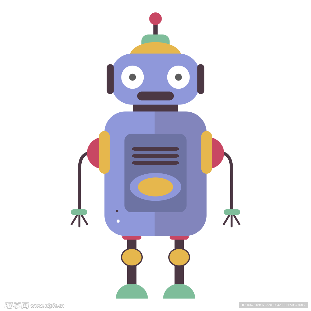 卡通机器人