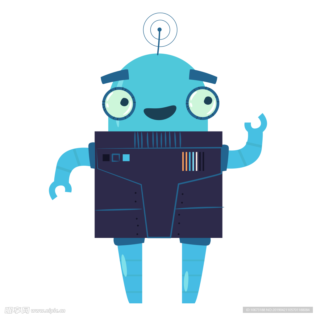 卡通机器人