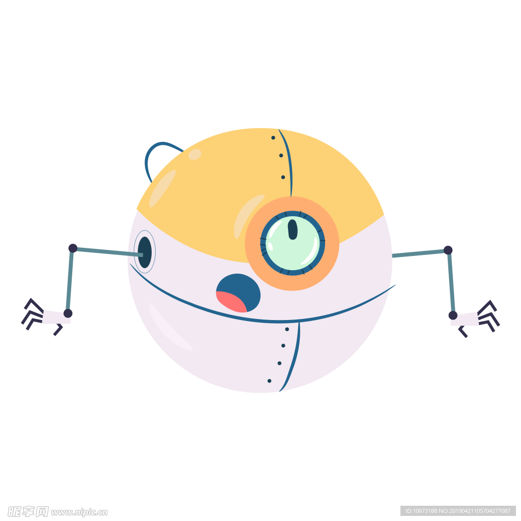 卡通机器人