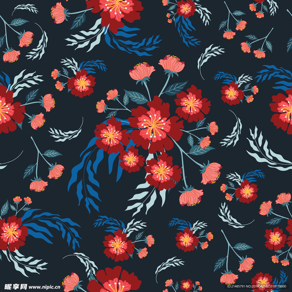 花卉印花